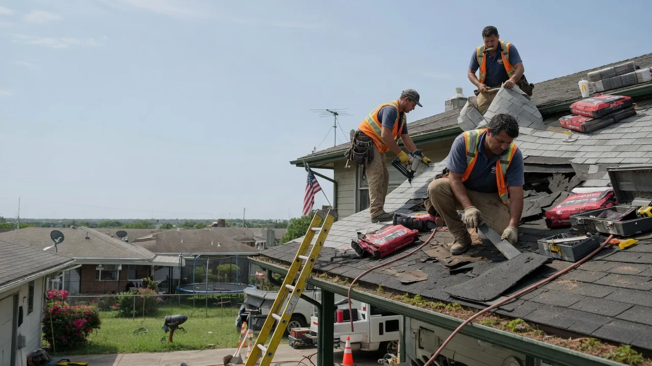 Roof Repair in Waukomis, OK near me